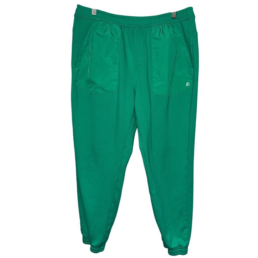 Fielder Bonobos Men's Joggers Sweatpants Green Pockets Pull On Large Drawstring